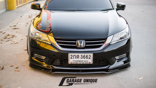 Garage Unique USA 2013-2015 Honda Accord Sedan Carbon Fiber front center lip