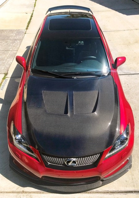 NOVEL Racing Japan Carbon Fiber Hood / Cooling Bonnet for Lexus IS-F (CFRP)