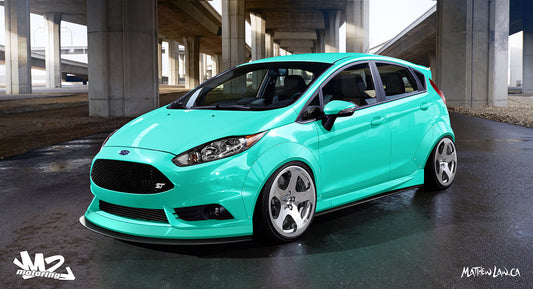 M2 Motoring Fender Flares for the 2014+ Ford Fiesta ST