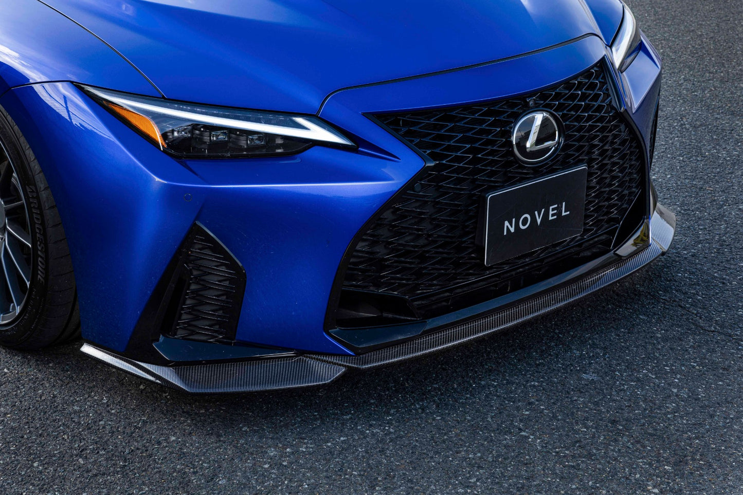 NOVEL Racing Japan Carbon Fiber Front Lip Spoiler Diffuser for Lexus IS500 - NOV-IS500-003