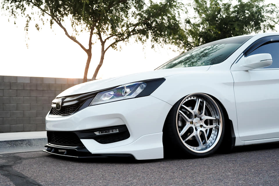 Garage Unique USA 2016-2017 Honda Accord Sedan Carbon Fiber Front Lip, Rear Diffuser, and Rear Spoiler Package