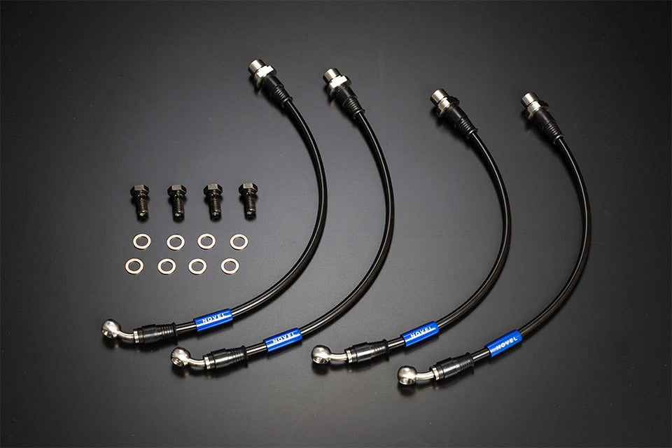 NOVEL Racing Japan X Endless Zeal Stainless Steel Brake Line Set  for Lexus RC-F / GS-F - NOV-RCF-027