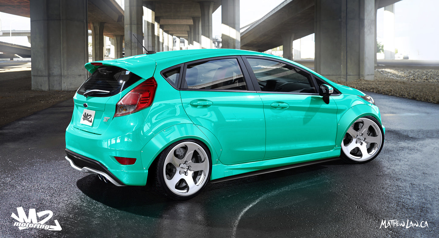 M2 Motoring Fender Flares for the 2014+ Ford Fiesta ST