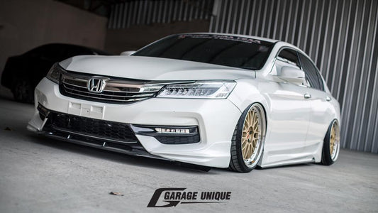 Garage Unique USA 2016-2017 Honda Accord Sedan Carbon Fiber Lip Front And Rear