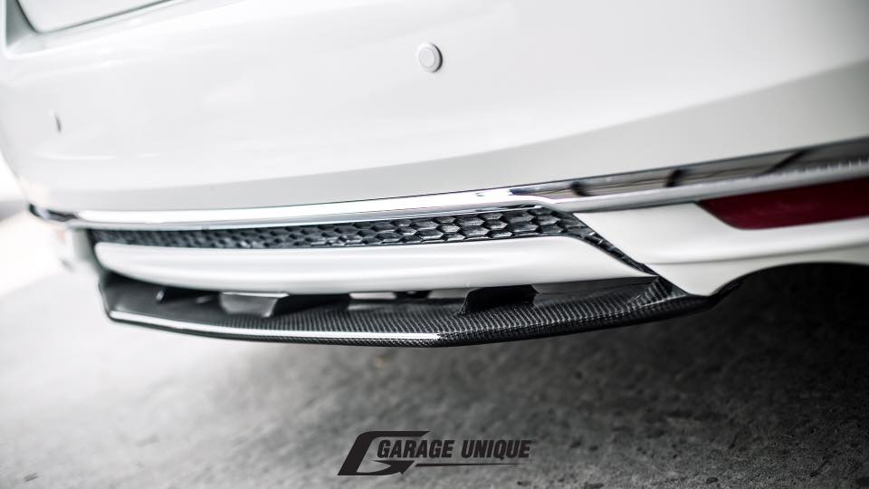 Garage Unique USA 2016-2017 Honda Accord Sedan Carbon Fiber Lip Front And Rear