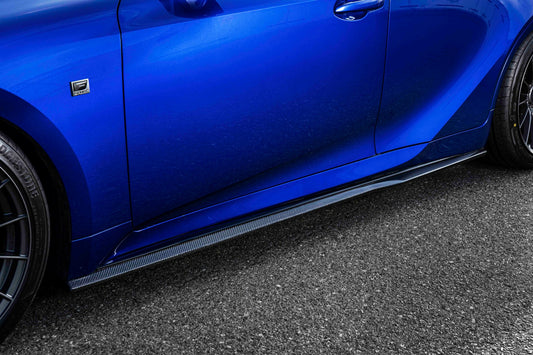 NOVEL Racing Japan Fiberglass Side Skirts / Side Diffusers for Lexus IS500  - NOV-IS500-006