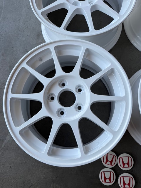Honda Oem Integra Type R DC2 white wheels restored! 16x7 +50 5x114.3