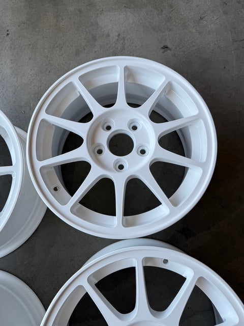 Honda Oem Integra Type R DC2 white wheels restored! 16x7 +50 5x114.3