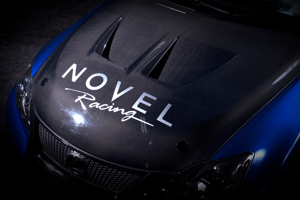NOVEL Racing Japan Cooling Bonnet for Lexus IS-F (FRP)