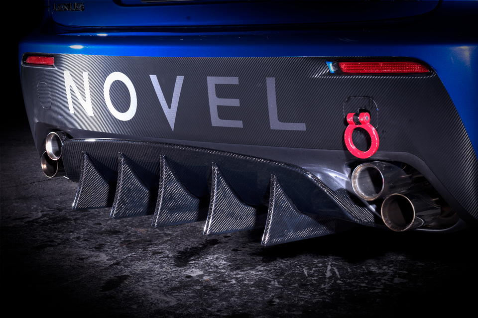 NOVEL Racing Japan Rear Diffuser for Lexus IS-F (FRP)