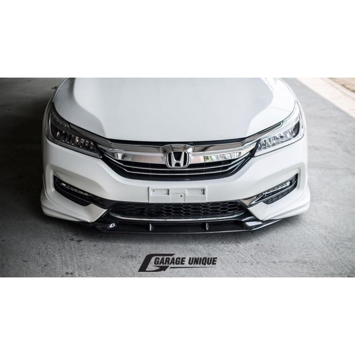 Garage Unique USA carbon fiber front lip for 2016-2017 Honda Accord Sedan